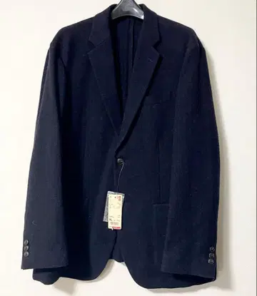 새상품 UNIQLO 유니클로 트위드 테일러드 자켓 네이비 XL