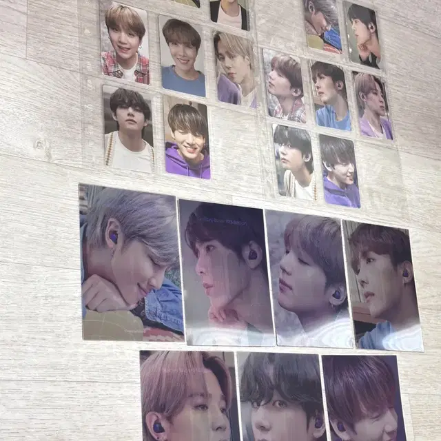 방탄 삼성 갤럭시 포토카드 2종 랜티큘러 1종