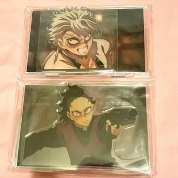 귀멸의 칼날 장면 그대로 아크릴 스탠드 시나즈가와 겐야 시나즈가와 사네미