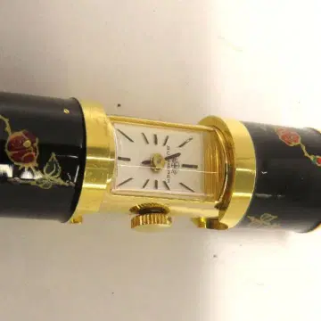 부헤라 블랙 수동 와인딩 여성용 펜던트 워치 케이스