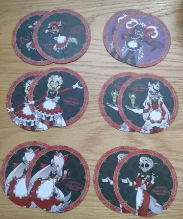 해즈빈 호텔 애니메이트 카페 코스터