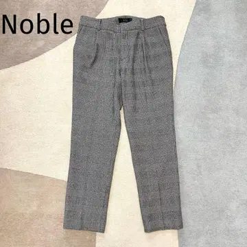 Noble 글렌체크 패턴 슬랙스
