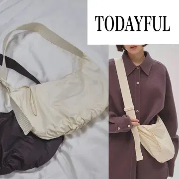 현행 모델 TODAYFUL Gather Shoulder Bag 화이트