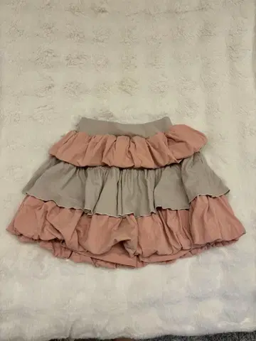 Darich 컷 프릴 믹스 미니 스커트