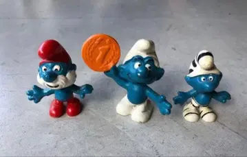 스머프 피규어 3체 세트