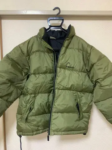 HEAD 다운 자켓 올리브 그린
