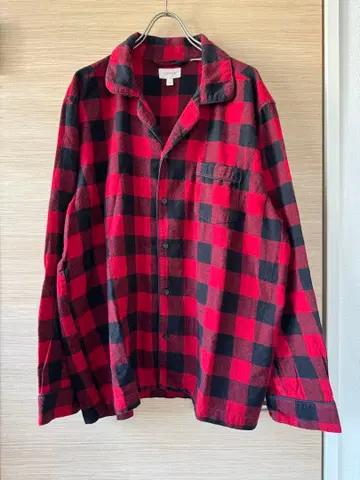 J.Crew 플란넬 파자마 셔츠&팬츠 세트 L 사이즈