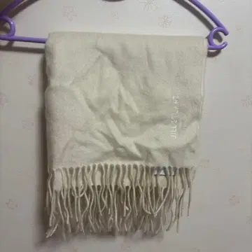 JILLSTUART 머플러 화이트 캐시미어