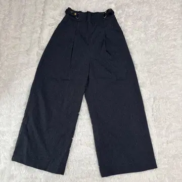 JUSGLITTY 여성용 와이드 팬츠 F 알페이지 네이비