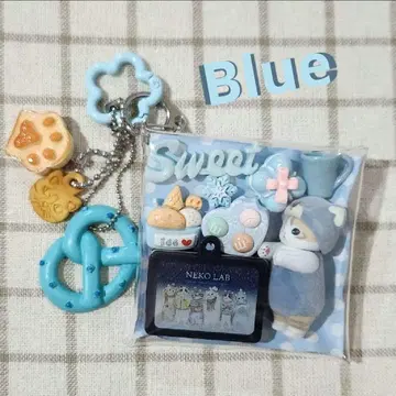가챠 파우치 모프 샌드 네콜라보 블루 계열 가챠