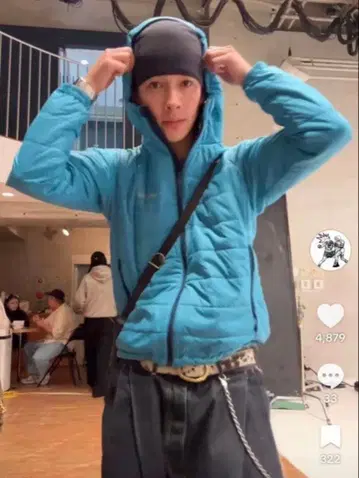 mont-bell 리버서블 다운 자켓 짧은 기장 S 사이즈