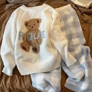 GELATO PIQUE 테디베어 파자마 세트 룸웨어 상하의 세트