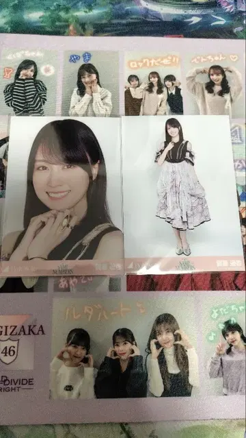 노기자카46 브로마이드 same numbers 카키 하루카 세미 컴프