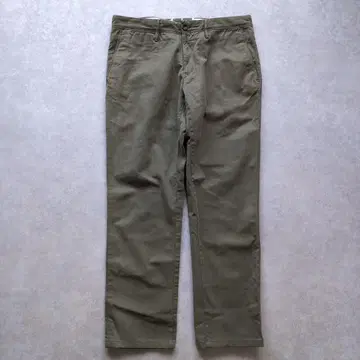 인코텍스 레드 치노 팬츠 코튼 자수 로고 34 사이즈 카키