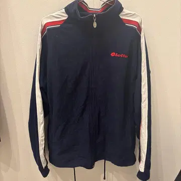 lotto 스트라이프 저지 M 네이비