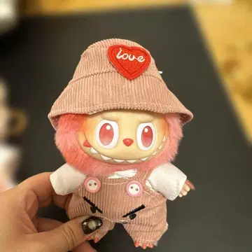 봉제 인형 오버롤 코듀로이 햇