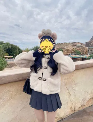 ZARA 보아 자켓 XS