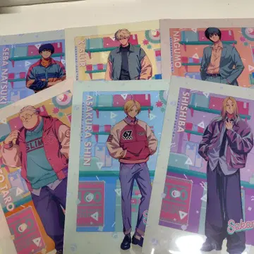 SAKAMOTODAYS 캐릭터 클리어 파일 6장 세트