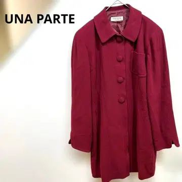 월드 UNA PARTE 40 와인 레드 코트 크리스마스 컬러