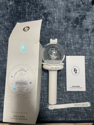 FRUITS ZIPPER OFFICIAL FANLIGHT 화이트