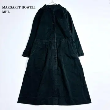 귀여운 마가렛호웰 MHL, 밴드 카라 셔츠 원피스 코튼