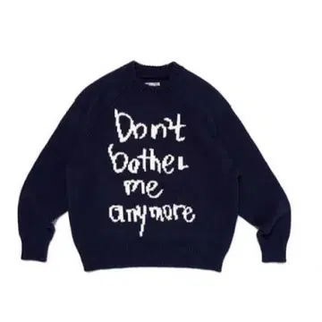 Wasted Youth Knit Sweater 'Navy'