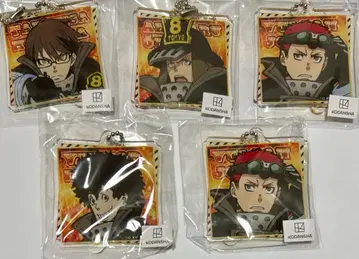 불꽃 소방대 복권 복권 아크릴 키링 세트