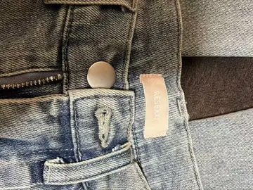 RESEXXY 컷 아웃 리본 데님 팬츠 S 사이즈