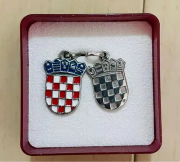 크로아티아 목걸이 참 (2개 세트)