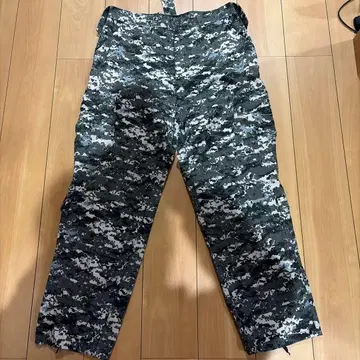 카모 패턴 카고 팬츠 디지털 카모플라주