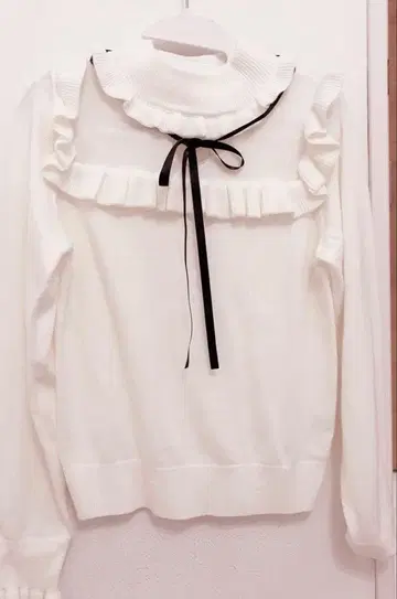 앙크루즈 니트 화이트