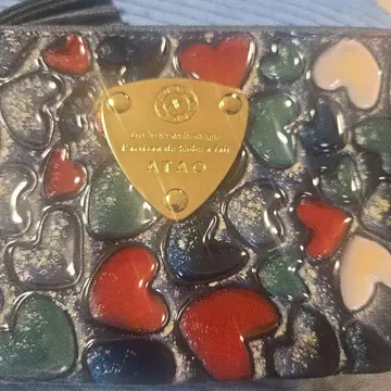 새상품급 아타오 ATAO 스리모 크리스마스 한정품 장지갑 하트