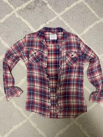 BAYFLOW 체크 무늬 긴팔 셔츠