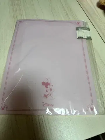Disney 미니 마우스 클리어 파일 핑크