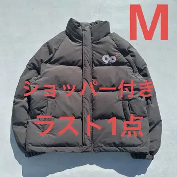9090 Logo Rich Puffer Jacket Size M