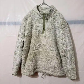 즉시 구매 SERRA 플리스 자켓 [ L ] 라이트 그린 포켓 부착