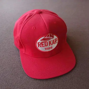RED KAP 1923 스냅백 캡 빨간색 DONE RIGHT