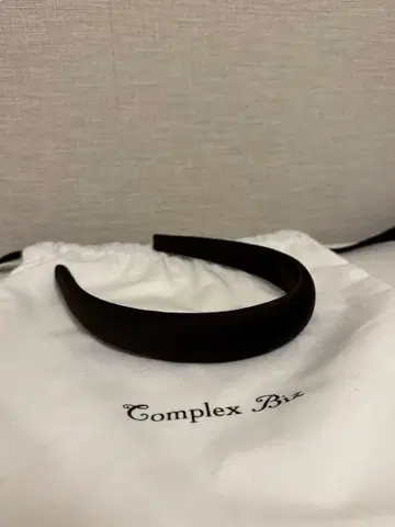 [ ComplexBiz ] 소프트 스탠다드 플렉시 핏 헤어밴드 브라운