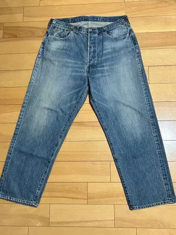 a.PRESSE No.22 Washed Wide Denim Pants