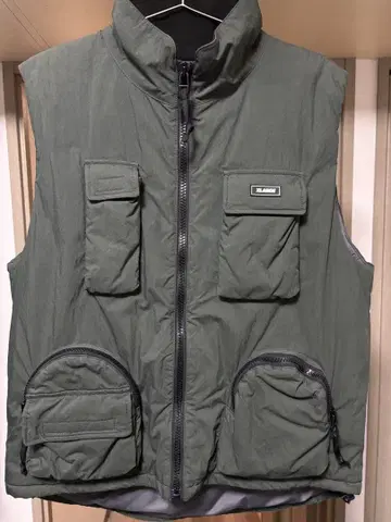 XLARGE 다운 베스트 카키