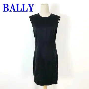 발리 BALLY 슬리브리스 원피스 블랙 면 100% 36 C3807
