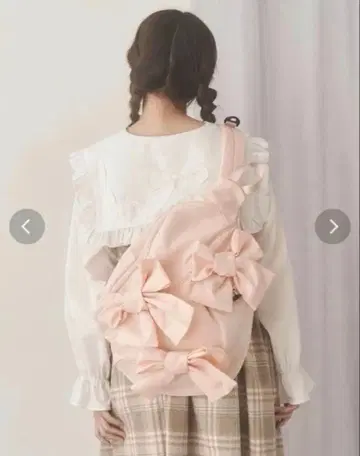 당일 발송 새상품 merry jenny ribbon 원숄더백 핑크