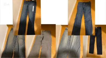 데님 팬츠 세트 (다크 블루, 그레이, 라이트 블루)