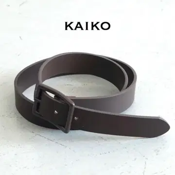 KAIKO 카이코 가죽 벨트 브라운 Bouny leather