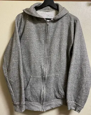 25AW A MACHINE 그레이 집업 후드티