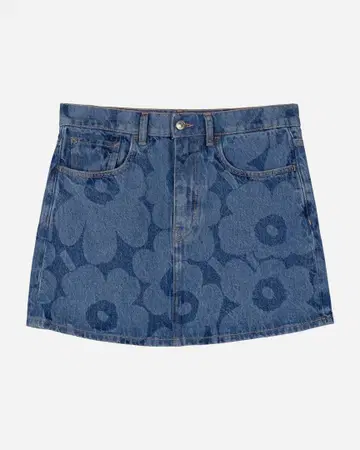 마리메꼬 우니코 데님 미니 스커트
