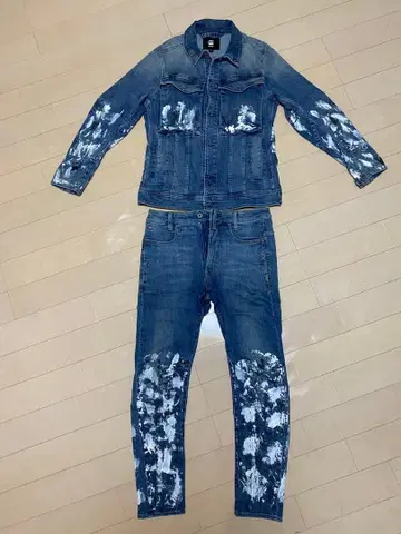 G-STAR RAW 데님 자켓 팬츠 세트