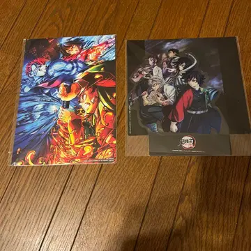 귀멸의 칼날 영화 특전 [ 아카자 재래 x 기둥 수련 ] 세트