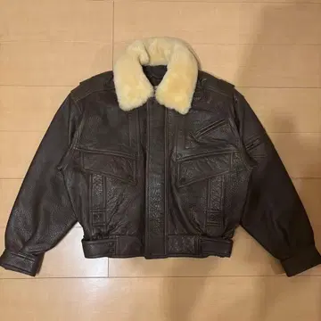 컨디션 최상 WindArmor G-1 플라이트 자켓 램 가죽 M 보아