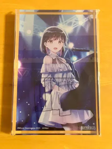 아시타, 맨발로 와 아크릴 블록 Hiten 미사키 사기노미야 사인